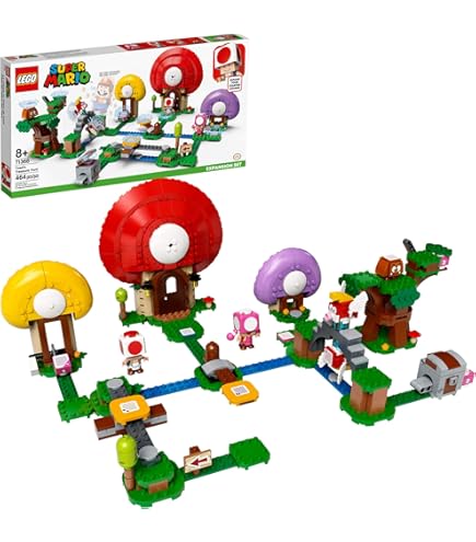 Amazon.com: Lego 71368 Super Mario Toad's Treasure Hunt Expansion